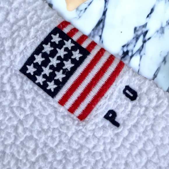 Polo Ralph Lauren x Team USA Team USA 2022 Boy's Size 7 Pile Fleece Pullover - Picture 6 of 14